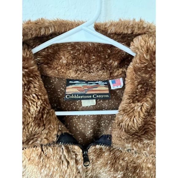 Vintage puppies sherpa jacket size M-L - Picture 4 of 4
